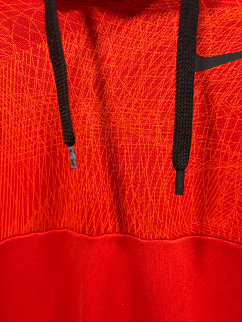Nike Men’s Bright Orange Hooded Performance Pullover Jacket Hoodie Size Small - Picture 3 of 10